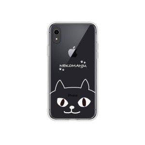 ａｂｂｉ iPhone XR ネコマンジュウクリアケース イタズラネコライン(ABF14588i61) 目安在庫=△