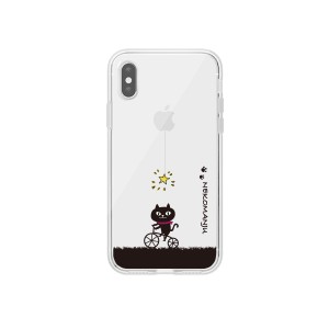 ａｂｂｉ iPhone XS Max ネコマンジュウクリアケース サイクリング(ABF14605i65) 目安在庫=△