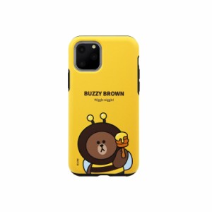 ＬＩＮＥ ＦＲＩＥＮＤＳ iPhone 11 Pro JUNGLE BROWN DUAL GUARD バジーブラウン(KCJ-DJT002) 目安在庫=△