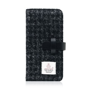 ＳＬＧ Ｄｅｓｉｇｎ iPhone 8Plus/7Plus Harris Tweed Diary ブラック(SD8151i7P) 目安在庫=△