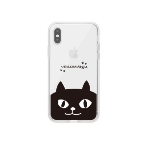 ａｂｂｉ iPhone XS Max ネコマンジュウクリアケース インパクトイタズラネコ(ABF14607i65) 目安在庫=△