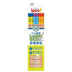 トンボ鉛筆 かきかたえんぴつしっかり持てる六角軸０１２Ｂ(KB-KG01-2B) 目安在庫=○