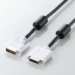 エレコム DVI アナログ延長ケーブル 1.5m CAC-DVIE15BK メーカー在庫品