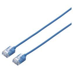 エレコム LANケーブル CAT6A スーパースリム 20m ブルー LD-GPASS BU20(LD-GPASS/BU20) メーカー在庫品