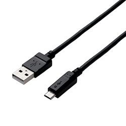 エレコム microUSBケーブル 2A出力 スタンダード 通信・充電 1.5m ブラック(MPA-AMB2U15BK) メーカー在庫品