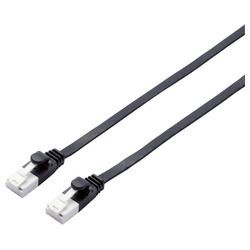 エレコム LANケーブル CAT6A 爪折れ防止 フラット 2m ブラック LD-GFAT BK20(LD-GFAT/BK20) メーカー在庫品