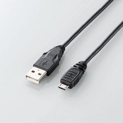 エレコム microUSBケーブル PS4用 1.5m ブラック GM-U2CAMB15BK メーカー在庫品