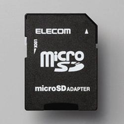 エレコム 変換アダプター メモリーカード マイクロSD → SD 変換(MF-ADSD002) メーカー在庫品