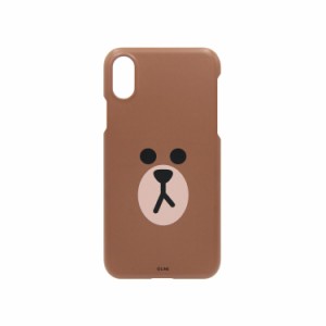 ＬＩＮＥ ＦＲＩＥＮＤＳ iPhone XS / X SLIM FIT フェイス ブラウン(KCL-SFA001) 目安在庫=△