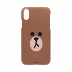 ＬＩＮＥ ＦＲＩＥＮＤＳ iPhone XS Max SLIM FIT フェイス ブラウン(KCL-SFA009) 目安在庫=○