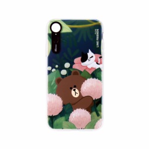 ＬＩＮＥ ＦＲＩＥＮＤＳ iPhone XR Light UP CASE テーマ ブラウン(KCL-LCT005) 目安在庫=△