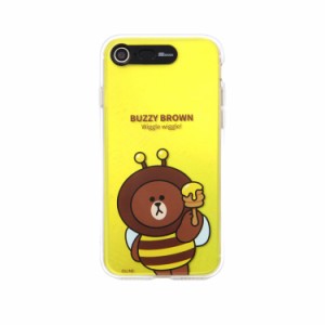 ＬＩＮＥ ＦＲＩＥＮＤＳ iPhone 8/7 JUNGLE BROWN Light UP バジーブラウン(KCL-JLL002) 目安在庫=△