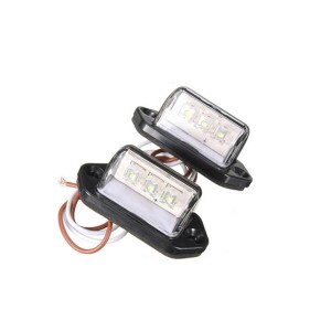 12V24V対応 LED ナンバー灯 汎用型 マーカー FLUX LED 3LED搭載 自動車 トラック1個