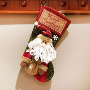 【2個セット】クリスマスソックス 靴下 クリスマスの靴下 サンタクロース  ソックス サンタクロース　雪だるま　クリスマスツリー 飾り 