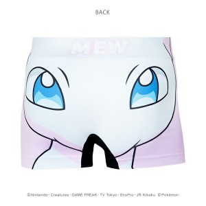 HIPSHOP/ヒップショップ MEW/ミュウ＜POKEMON/ポケモン＞　アンダーパンツ　メンズ M/L/LL ポケットモンスター HD4241A134-1BF ボクサー