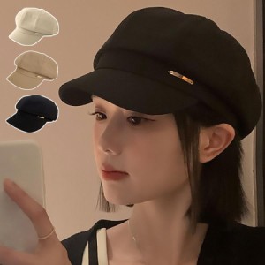 キャスケット 帽子 レディース 韓国風