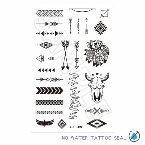 fgt 2 水なしで貼れる 2枚組 タトゥーシール fake tattoo ボディシール ワンポイント シンプル フィンガータトゥー おしゃれ かわいい ラ