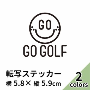 GO GOLF 21 ステッカー 2枚組 切り文字 カッティング ゴルフ シール 車 かっこいい ブランド おしゃれ ゴルフバック ゴルフボール パター