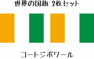 コートジボワール 国旗 水無しで貼れる タトゥーシール シール フェイスシール フェイスペイント スポーツ フェス イベント 顔 観戦 オリ