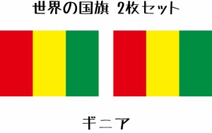 ギニア 国旗 水無しで貼れる タトゥーシール シール フェイスシール フェイスペイント スポーツ フェス イベント 顔 観戦 オリンピック 