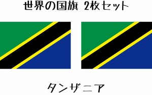 タンザニア 国旗 水無しで貼れる タトゥーシール シール フェイスシール フェイスペイント スポーツ フェス イベント 顔 観戦 オリンピッ