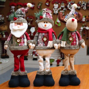 クリスマス ぬいぐるみ 置物 Christmas限定 おもちゃ 玩具 マスコット クリスマス飾り ツリー ショーウインドー トナカイ サンタ