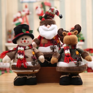 クリスマス ぬいぐるみ 置物 Christmas限定 おもちゃ 玩具 マスコット クリスマス飾り ツリー ショーウインドー トナカイ サンタ