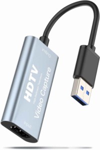 キャプチャーボード ゲームキャプチャー USB3.0 ビデオキャプチャカード 1080P60Hz ゲーム実況生配信、画面共有、録画、ライブ会議に適用