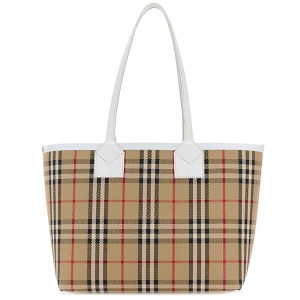 バーバリー ロンドン トートバッグ レディース Burberry チェック柄 ポーチ付き