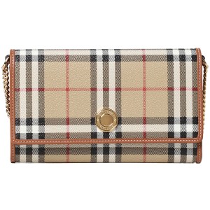 バーバリー ロンドン 長財布 ポシェット レディース Burberry チェック柄