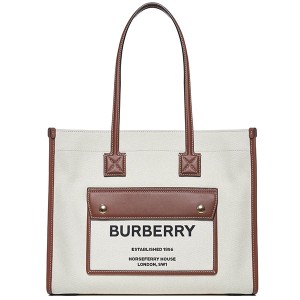 バーバリー ロンドン トートバッグ メンズ レディース Burberry コットン キャンバス