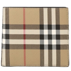 バーバリー ロンドン 二つ折り財布 メンズ Burberry チェック柄