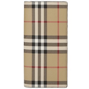 バーバリー ロンドン 長財布 メンズ レディース Burberry 二つ折り チェック柄