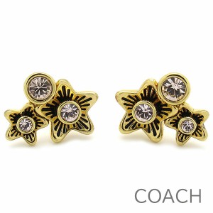 コーチ ピアス COACH イヤリング アクセサリー ジュエリー レディース 花 フラワー