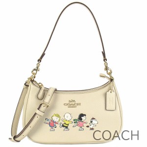 コーチ ショルダーバッグ COACH レディース スヌーピー コラボ商品 2Way レザー 肩掛け・斜めがけ可能