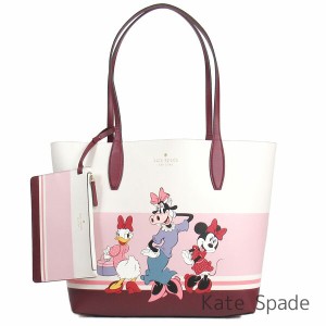 ケイトスペード トートバッグ kate spade レディース ディズニー クララベル ミニーマウス デイジー コラボ商品 リバーシブル レザー