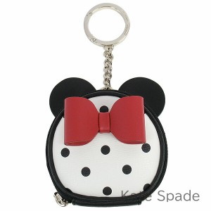 ケイトスペード 小銭入れ kate spade バッグチャーム コインケース レディース ディズニー ミニーマウス コラボ商品 キーリング付き