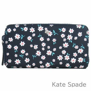 ケイトスペード 長財布 kate spade レディース 花柄 ナイロン