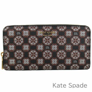 ケイトスペード 長財布 レディース kate spade 花柄 スペード柄 モノグラム シグネチャー ラウンドファスナー