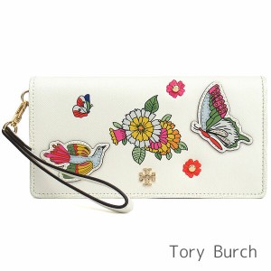 トリーバーチ 長財布 Tory Burch レディース Tory Burch レザー ストラップ付き