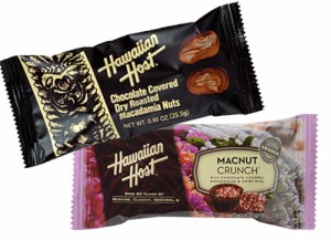 ハワイアンホーストマカダミアンナッツチョコレート TIKIバー クランチチョコミニパック 1パック2粒入り Hawaiian Host フラ ハワイアン 