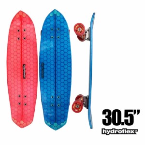 スケートボード コンプリート ハイドロフレックス 30.5インチミニクルーザー サーフスケートボード SK8 サーフィン hydroflex BEACH LEEC