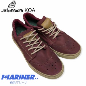 SATORISAN サトリサン シューズ コア スムース ガーネット KOA SUEDE SMOOTH GARNET ユニセックス 靴 スニーカー メンズ 父の日ギフト 送