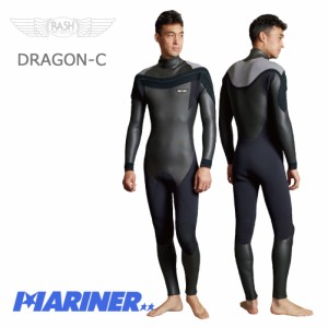 注文後3週間で仕上り RASH WETSUIT ラッシュウェットスーツ メンズ レディース フルスーツ DRAGON-C BURNER 5mm×3.5mm オーダーウェット