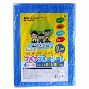 2帖用 マルチブルーシート 日焼け 日光浴 おうち時間 レジャーシート ベランピング おうちキャンプ ソロキャンプ 行楽 大きい 大判 防水