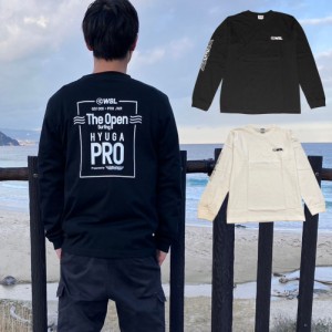 2024 RASH x WSL QS1000 Hyuga Pro ロングスリーブTEE 5.6オンス メンズ レディース Tシャツ 黒 白 ブラック ホワイト 人気 おすすめ ロ