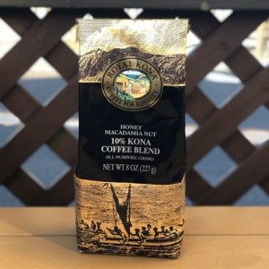 ROYAL KONA Coffee ロイヤルコナコーヒー 10% Kona CoffeeBlend ハニーマカダミアナッツ 8oz 227g