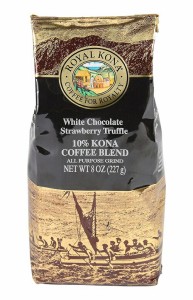 限定生産 ROYAL KONA Coffee ロイヤルコナコーヒー ホワイトチョコレート ストロベリートリュフ 8oz227g ハワイアンコーヒー ハワジュ レ