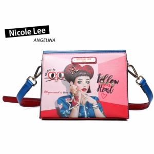 数量限定！NICOLE LEE ニコールリー DTL16015 DAISY TAKES LOVE レディース ハート デイジー ガール ミニショルダーバッグ ビジュー 小さ