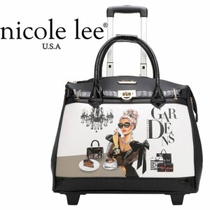 2024 新作 NICOLE LEE ニコールリー HLUG16947 LADY IN BLACK ROLLINGTOTEBAG レディース ニコル リー 43L キャリーバッグ 旅行 バック 